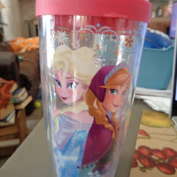 Disney Frozen Anna Elsa Tervis Tumbler with Lid - Picture 1 of 2